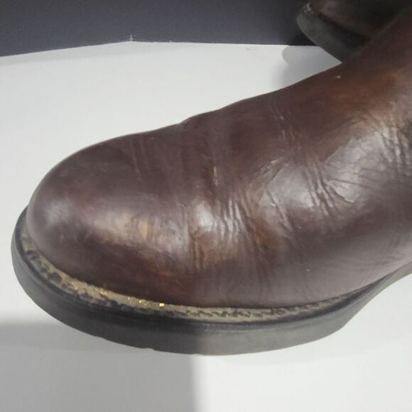 Santa Fe Men's Leather Oil Resistant Work Boots - Picture 12 of 14